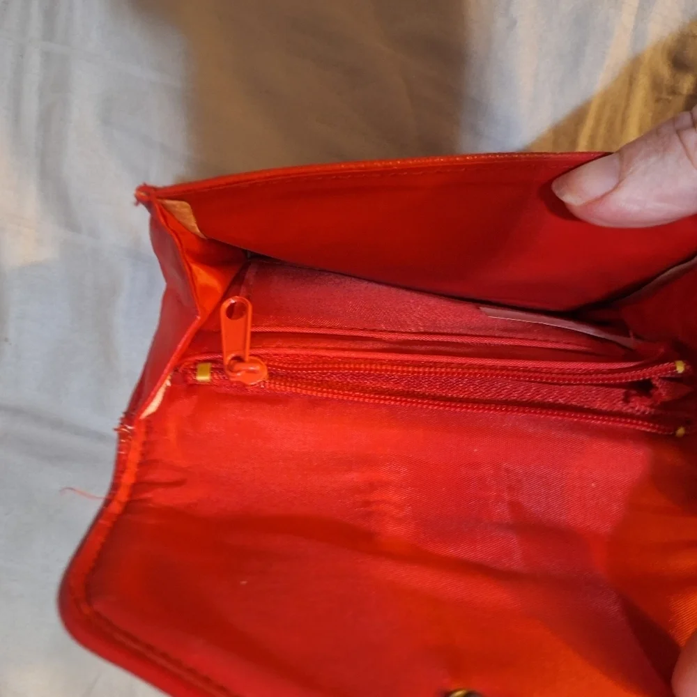 Roger Gimbel Accessories Red Wallet Small